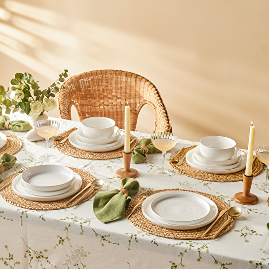 Karaca Stream Bone Blair 24 Parça 6 Kişilik Yemek Takımı