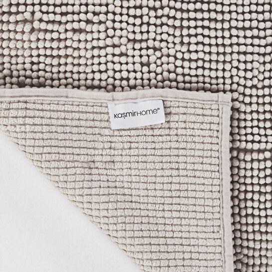 Kaşmir Home Soft Makarna Banyo Paspas Gri 60x100 cm