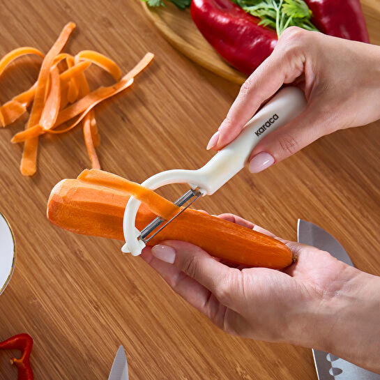 Karaca Markus Satırlı 5 Parça Bıçak Seti Beyaz