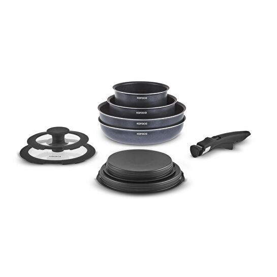 Karaca Biodiamond Smart Clip İndüksiyon Tabanlı 9 Parça Tencere Seti