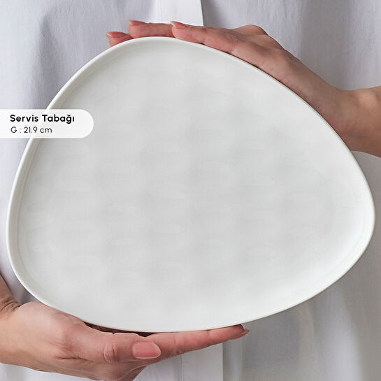 Karaca Forever Bone Orla 26 Parça 6 Kişilik Kahvaltı Takımı