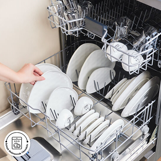 Karaca Forever Bone Orla 26 Parça 6 Kişilik Kahvaltı Takımı