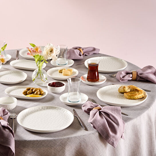 Karaca Forever Bone Rita 26 Parça 6 Kişilik Kahvaltı Takımı