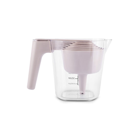 Karaca Ekin Hazneli Ölçü Kabı & Kaşığı Seti