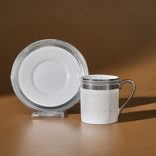 Karaca Royal Bone Kate 6 Kişilik Kahve Fincan Takımı 90 Ml