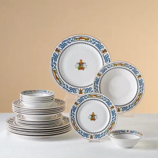 Karaca Forever Bone Vase 24 Parça 6 Kişilik Yemek Takımı