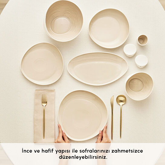 Karaca Earth Collection Rise 55 Parça 12 Kişilik Yemek Takımı