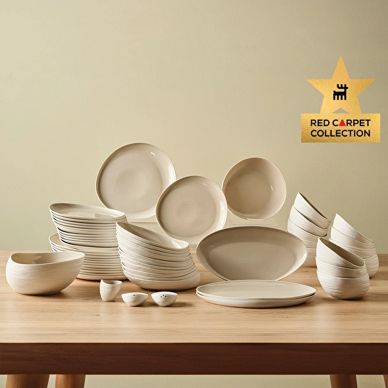 Karaca Red Carpet Earth Collection Rise 55 Parça 12 Kişilik Yemek Takımı