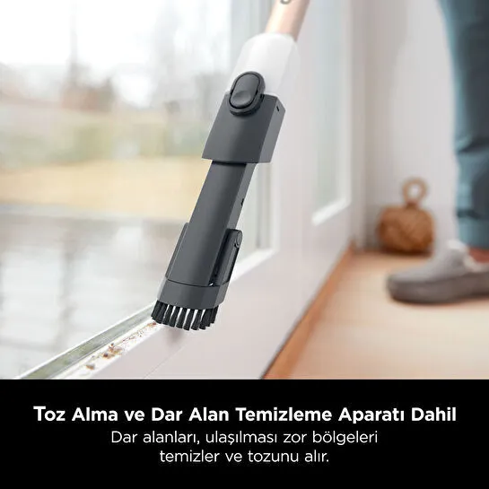 Shark Detect Clean Empty Auto-Empty Sistemli Turbo Başlıklı Şarjlı Dikey Süpürge 2L
