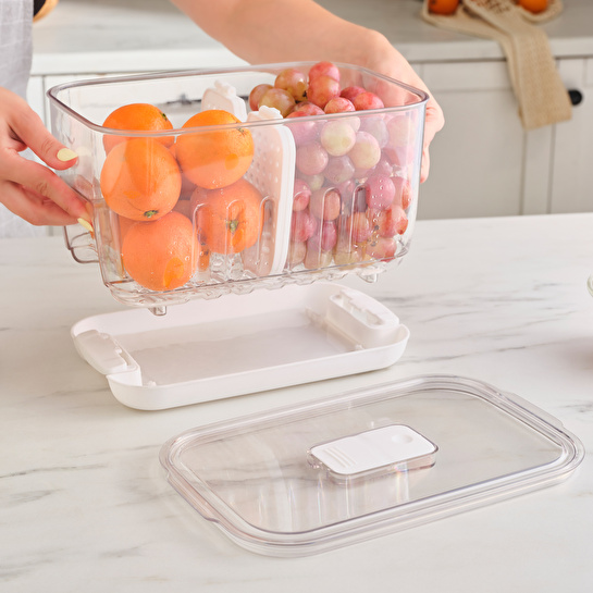 Karaca Citrina Saklama Kabı Beyaz Large 5000 ml