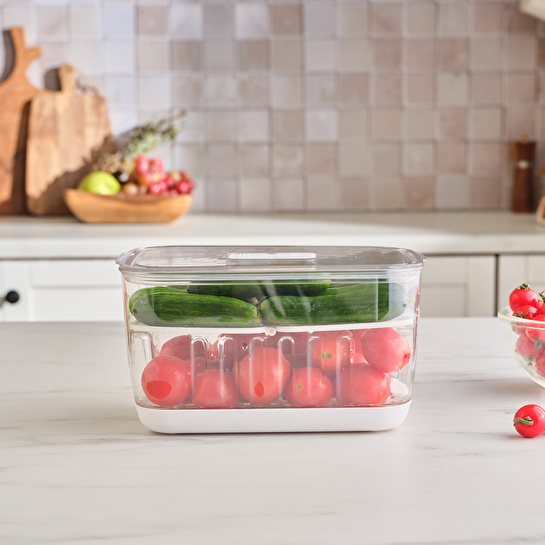 Karaca Citrina Saklama Kabı Beyaz Large 5000 ml