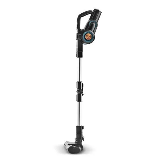 Homend Dustrider 1264H Şarjlı Başlıklı Dikey Süpürge Siyah
