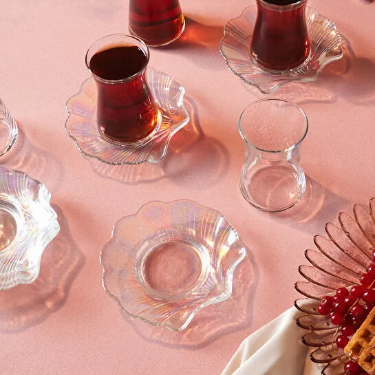 Karaca Shell 6 kişilik 12 Parça Çay Seti