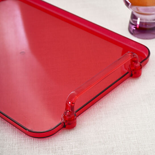 Karaca Claro Dikdörtgen Tepsi Kırmızı 30 cm