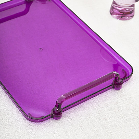 Karaca Claro Dikdörtgen Tepsi Mor 30 cm