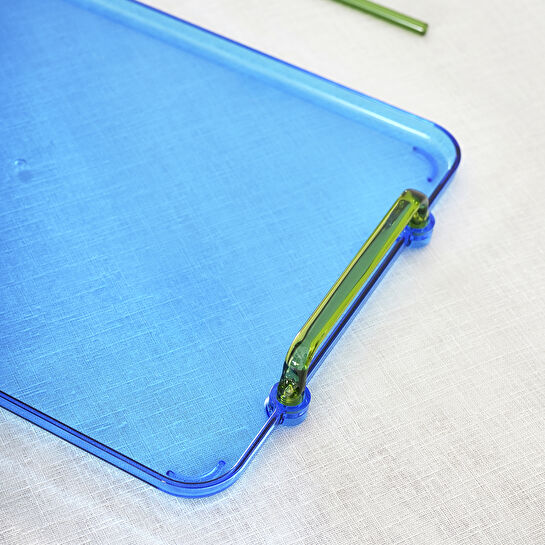 Karaca Claro Dikdörtgen Tepsi Mavi 38 cm