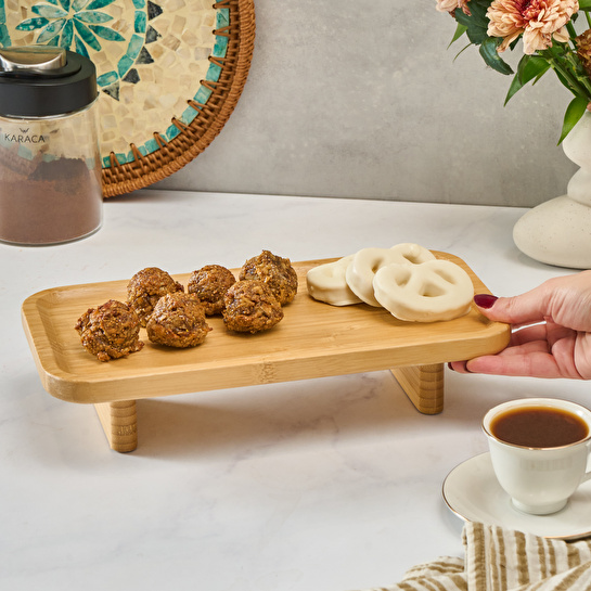 Karaca Bambu Lina Ayaklı Sunumluk