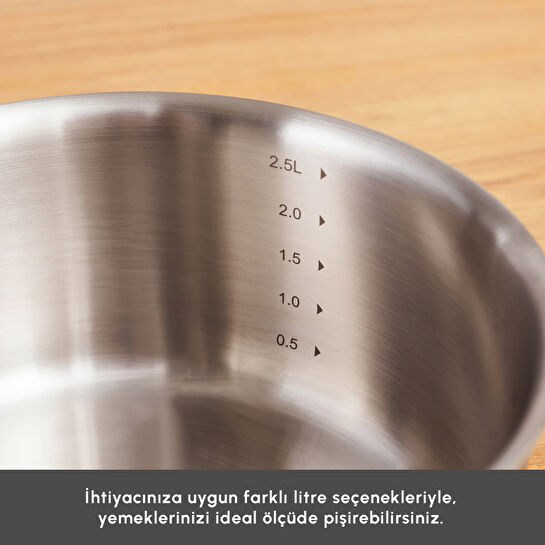 Karaca Power Steel 316+ 3Ply Discovery İndüksiyon Tabanlı 8 Parça Çelik Tencere Seti