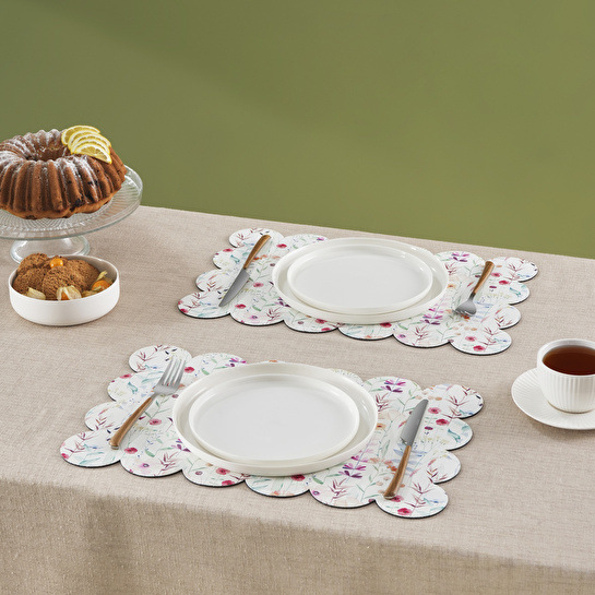 Karaca Home Petra Patterned Amerikan Servisi 2'li Set Multicolor