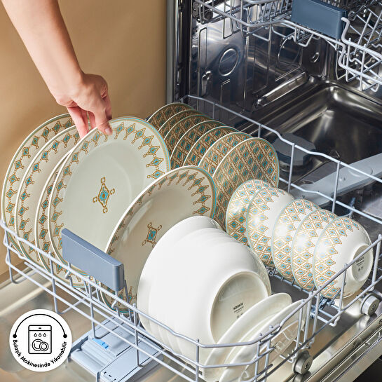 Karaca Forever Bone Dorothy 53 Parça 12 Kişilik Yemek Takımı