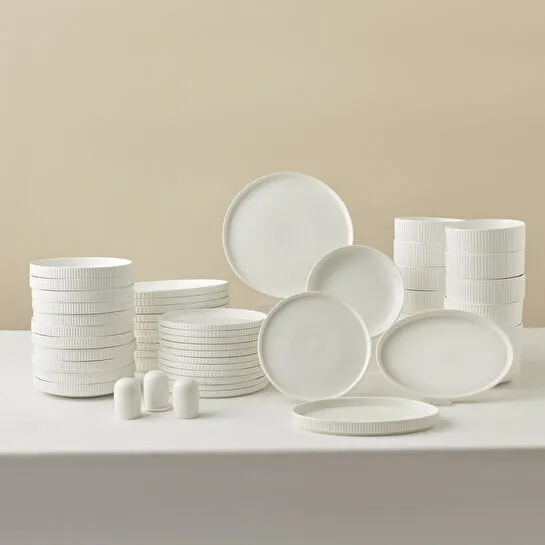 Karaca Forever Bone Pablito 53 Parça 12 Kişilik Yemek Takımı