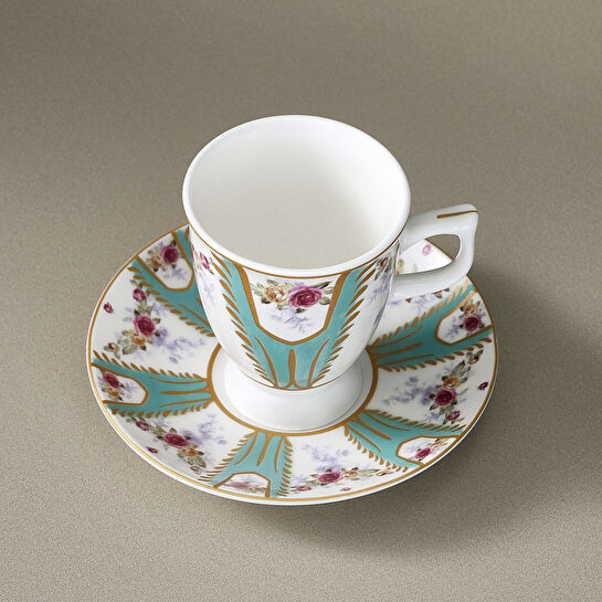 Karaca Dila 6 Kişilik Kahve Fincan Takımı 80 ml