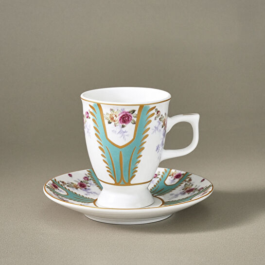 Karaca Dila 6 Kişilik Kahve Fincan Takımı 80 ml