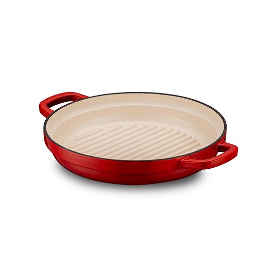 Emsan Fortino Cast Döküm Tencere Seti Kırmızı 4 Parça 22 cm