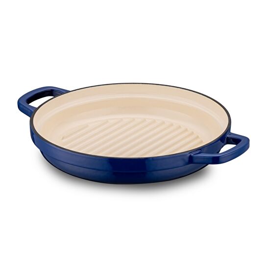 Emsan Fortino Cast Döküm Tencere Seti Lacivert 4 Parça 22 cm