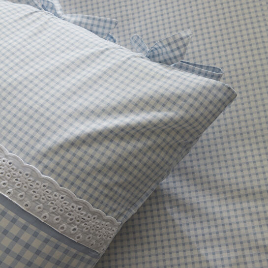 Karaca Home Luisa %100 Pamuk Çift Kişilik Nevresim Takımı Mavi