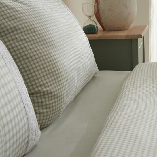 Karaca Home Luisa %100 Pamuk Çift Kişilik Nevresim Takımı Yeşil