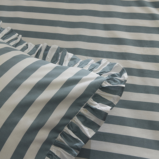 Karaca Home Ripple Çift Kişilik Nevresim Takımı Mavi