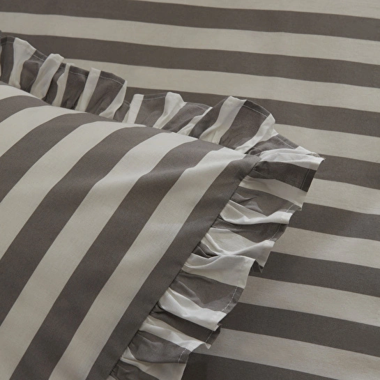 Karaca Home Ripple Çift Kişilik Nevresim Takımı Gri