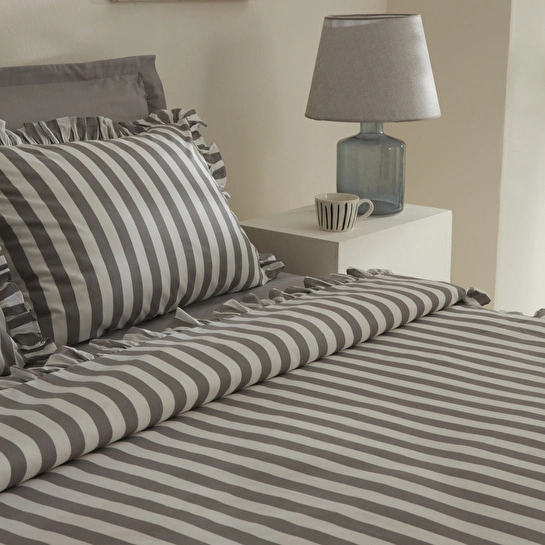 Karaca Home Ripple Çift Kişilik Nevresim Takımı Gri