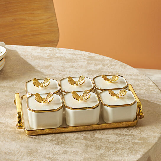 Karaca Liva 6'lı Tepsili Kahvaltılık