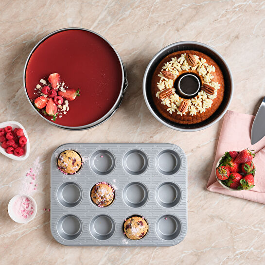 Karaca Luna Bake 3 Parça Kek Kalıbı Seti