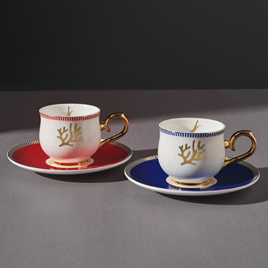 Karaca Unicef Şahika Ercümen 2 Kişilik Kahve Fincan Takımı 90 ml