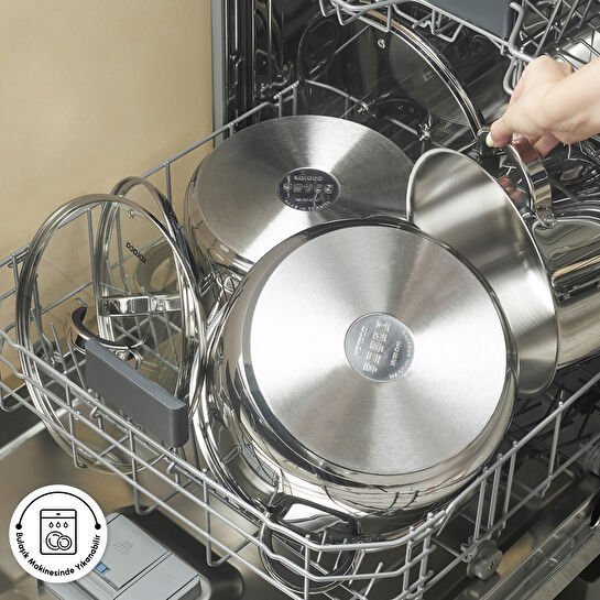 Karaca Magnus XLarge İndüksiyon Tabanlı 6 Parça Çelik Tencere Seti 