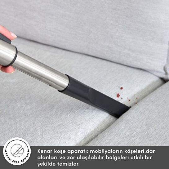 Karaca Vantuz Action Force X10 2 Lt Toz Torbasız Hazneli Elektrikli Süpürge Royal Purple 899 W