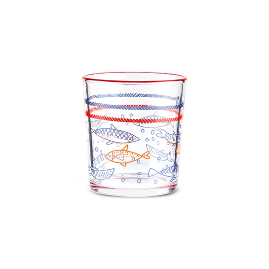 Karaca Marine 3'lü Su Bardağı 260 Ml, Mavi