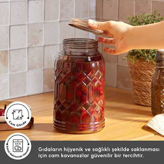 Karaca Storica Cam Kavanoz 2260 ml