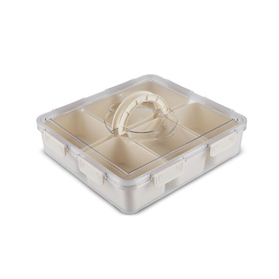 Karaca Suzi 6 Bölmeli Taşınabilir Saklama Kabı