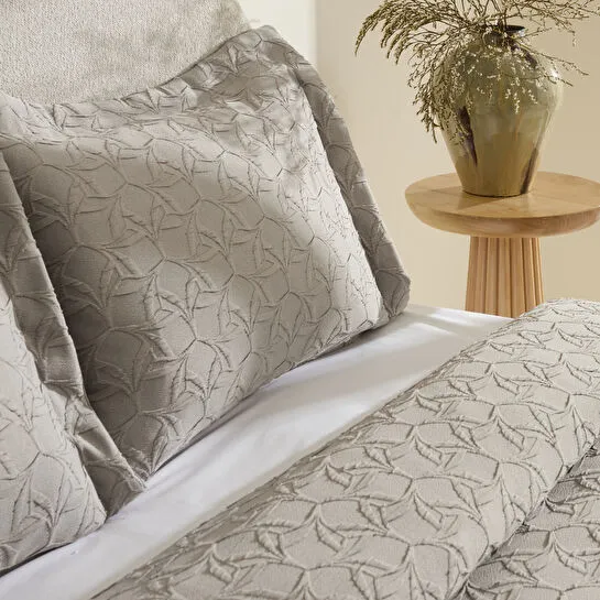 Karaca Home Hempton Çift Kişilik Yatak Örtüsü Gri