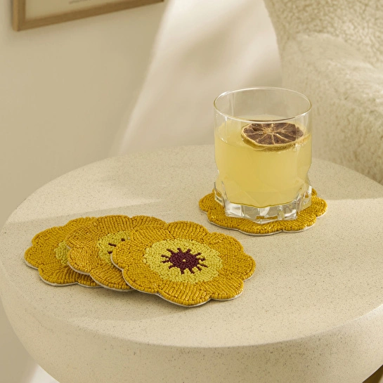 Karaca Home Camelot 4'lü Bardak Altlığı Seti