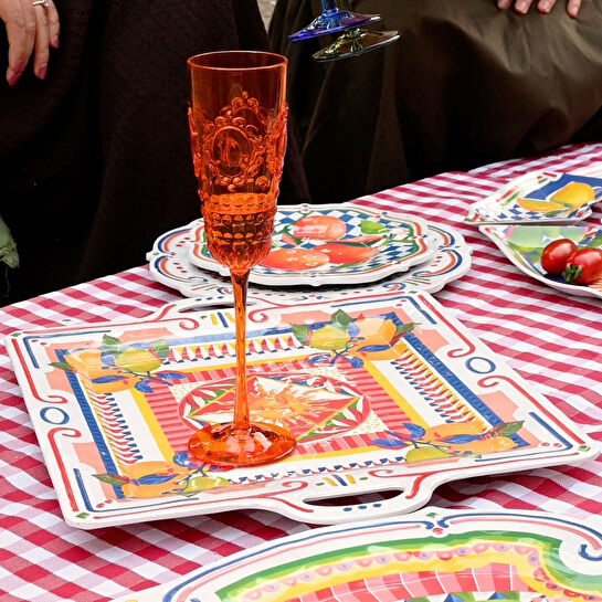 Baci Milano Dolce Vita Kare Tepsi 40 cm Melamin