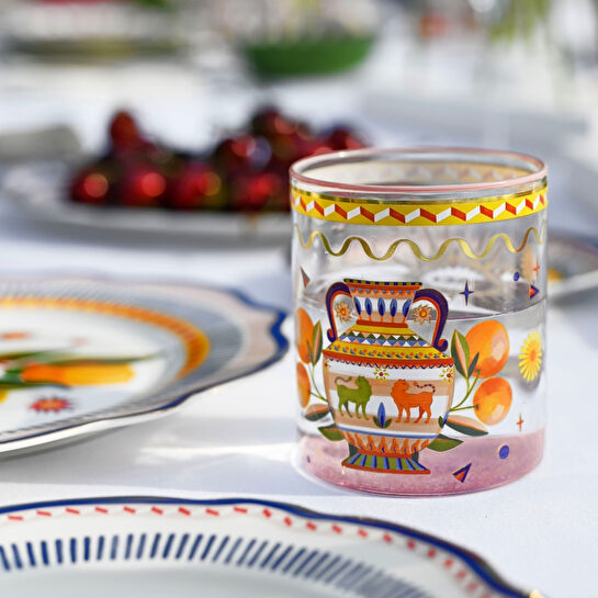 Baci Milano Dolce Vita 6'lı Cam Bardak Seti 370 ML