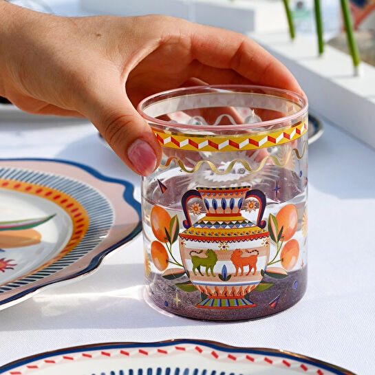 Baci Milano Dolce Vita 6'lı Cam Bardak Seti 370 ML