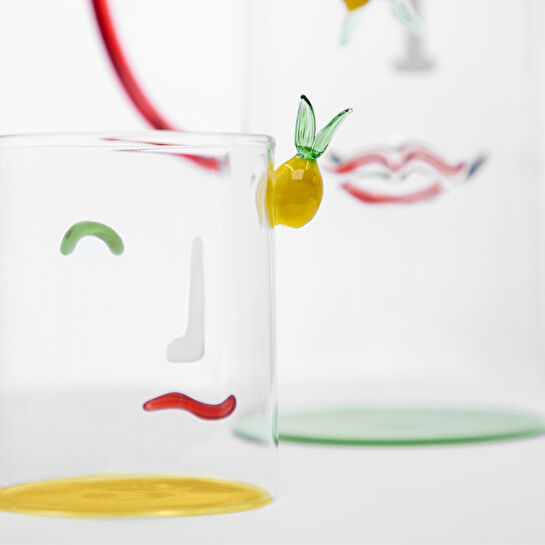 Baci Milano Romeo&Giulietta 2'li Bardak Seti Cam Sarı 370 ML