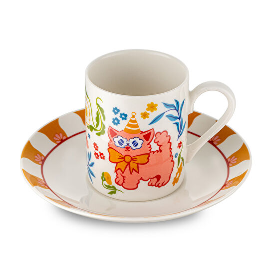 Emsan Cheerful 6'lı Kahve Fincan Takımı 100 ml