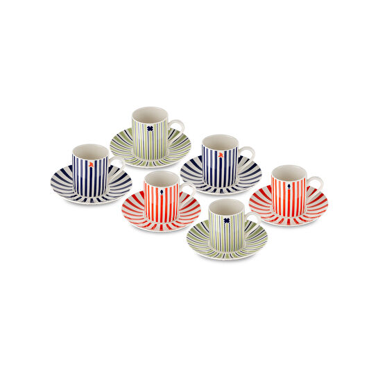 Emsan Destiny 6'lı Kahve Fincan Takımı 100 ml